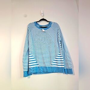 Blue & White Striped Michael Kors Sweater